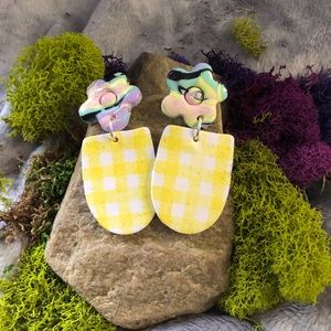 Polymer clay earrings